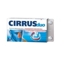 Cirrus Duo 5mg+120mg, tabletki o przedłużonym uwalnianiu, 6 szt.