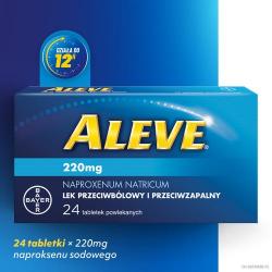 Aleve 220 mg, 24 tabletek