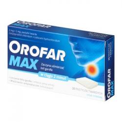 Orofar MAX, 20 pastylek