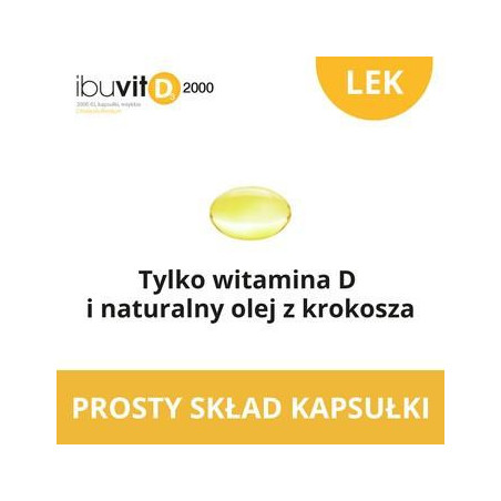 Ibuvit D3 2000 IU, 150 kapsułek