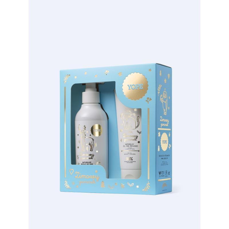 YOPE Zimowy Poranek Zestaw Mydło + Żel, 300ml + 200ml