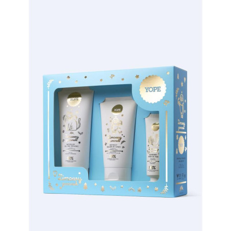 YOPE Zimowy Poranek Zestaw Żel + Balsam + Krem do rąk, 200ml+150ml+50ml