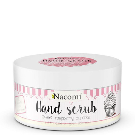 Nacomi Peeling do rąk malinowa babeczka, 125g