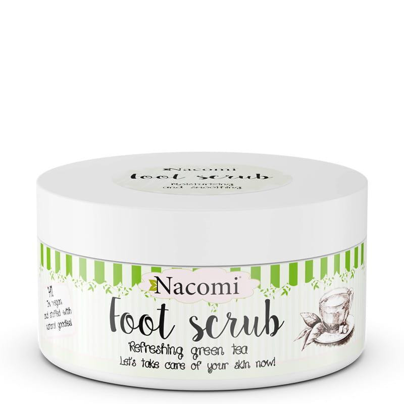 Nacomi Peeling do stóp Zielona herbata, 125g