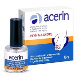 Acerin płyn na skórę 8 g