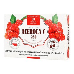 Acerola C 250 mg, 30 sztuk,...