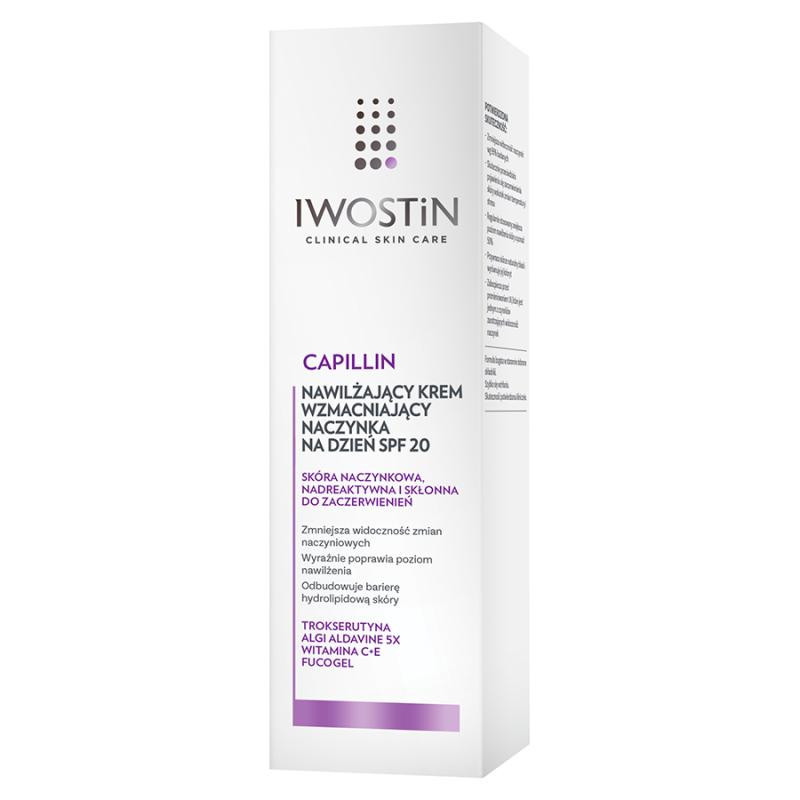 IWOSTIN CAPILLIN Krem wzmacniający na naczynka, SPF20, lekka konsystencja, 40 ml