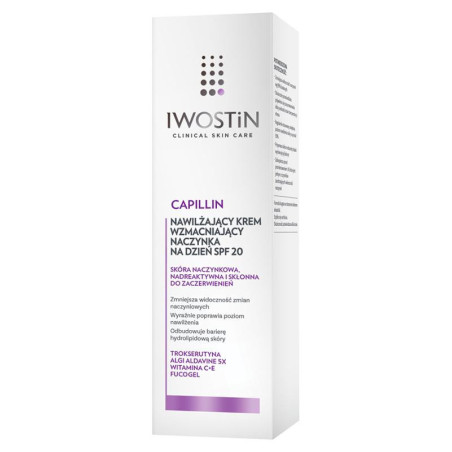 IWOSTIN CAPILLIN Krem wzmacniający na naczynka, SPF20, lekka konsystencja, 40 ml