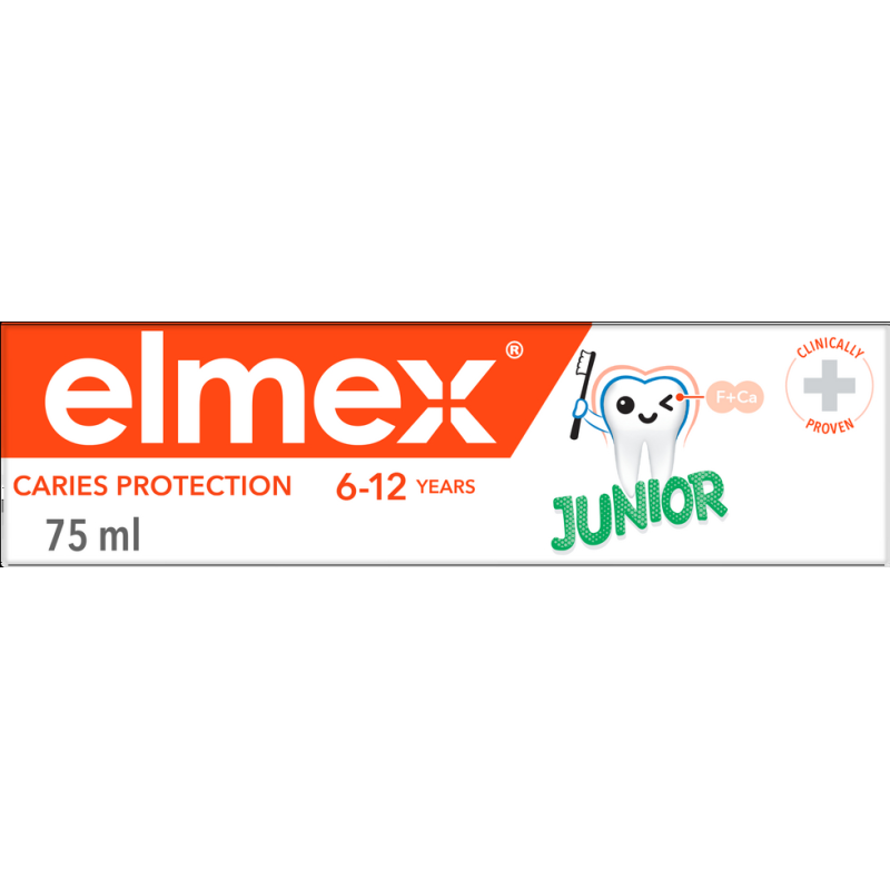 Elmex Pasta do zębów dla dzieci Junior 6-12 lat, 75 ml