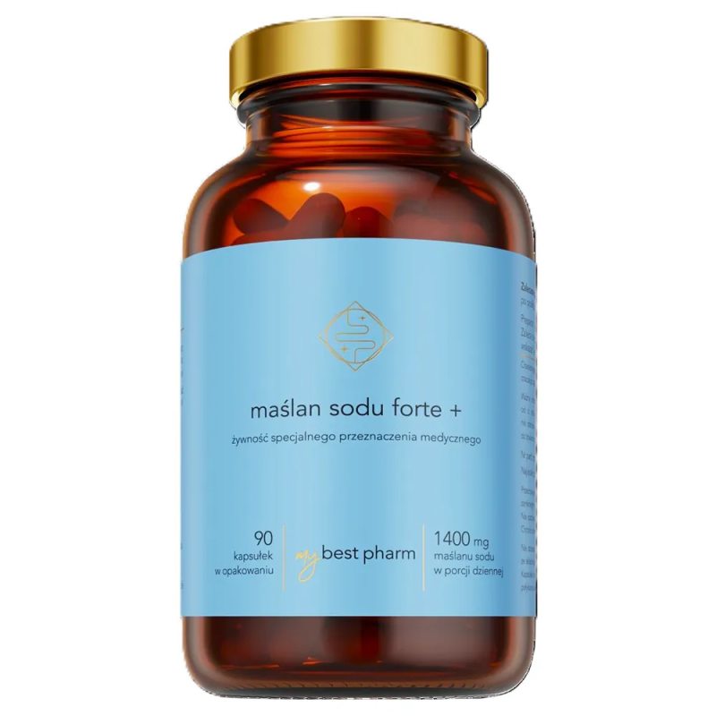 MyBestPharm Maślan Sodu Forte+, 90 kapsułek