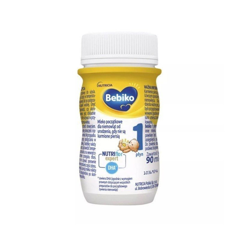 Bebiko 1 mleko od urodzenia, w płynie, RTF, 90 ml, 1 sztuka