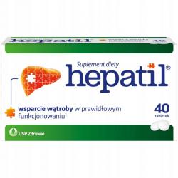 Hepatil, 40 tabletek