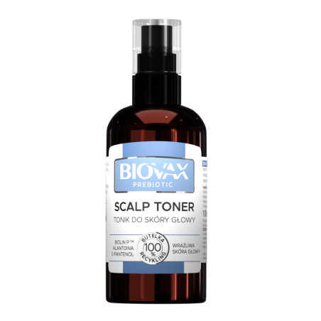 Biovax Prebiotic tonik do wrażliwej skóry głowy, 100 ml