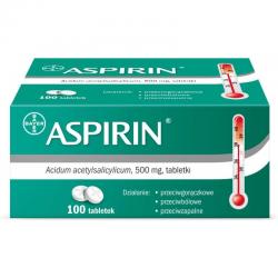Aspirin 500mg, 100 tabletek