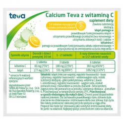Teva Calcium z witaminą C,...