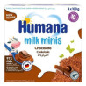 Humana milk minis Deserek mleczny o smaku czekoladowym po 10 miesiącu, 4x 100g