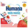 Humana Milk Minis Truskawka Deserek od 8. miesiąca, 4x100g