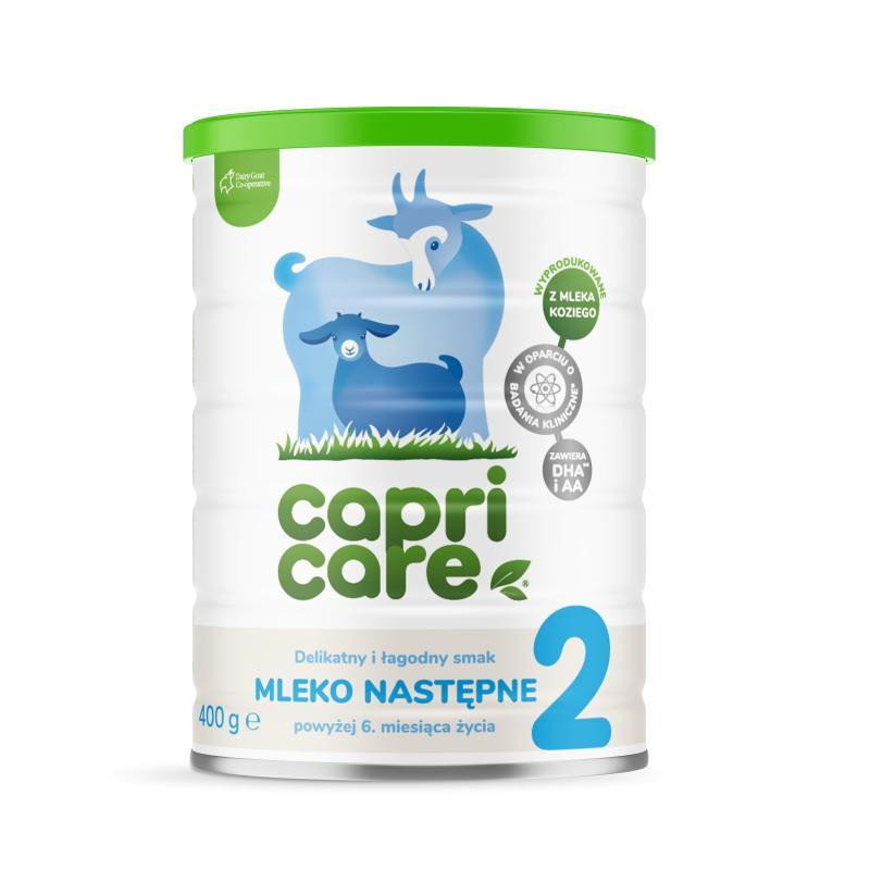 Capricare 2 mleko w proszku oparte na mleku kozim następne od 6 miesiąca życia, 400 g