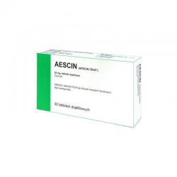 Aescin 20 mg, 30 tabletki...
