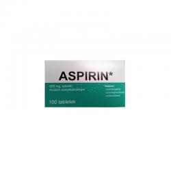 Aspirin 500 mg, 100 tabletek