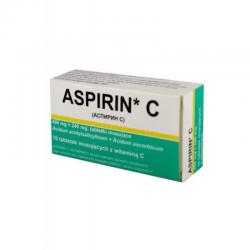 Aspirin C, 10 tabletek...