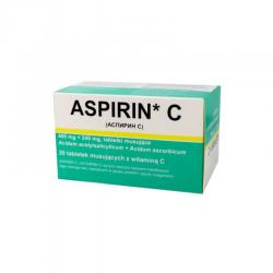 Aspirin C, 20 tabletek...