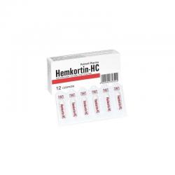Hemkortin-HC, 12 czopków