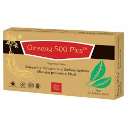 Ginseng 500 plus, 10 fiolek...