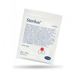 Sterilux, kompresy z gazy...