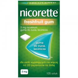 Nicorette Fresh Fruit Gum 2...