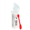 Pojemnik jałowy do kału 20 ml z naklejką, 1 sztuka