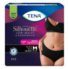 Tena Silhouette Plus Black, majtki chłonne, rozmiar M, 12 sztuk