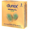 Durex Sensual Slim, prezerwatywy super cienkie, 3 sztuki