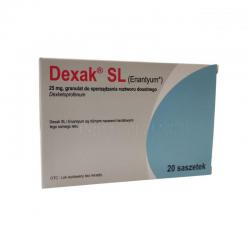 Dexak SL 25 mg, 20 saszetek