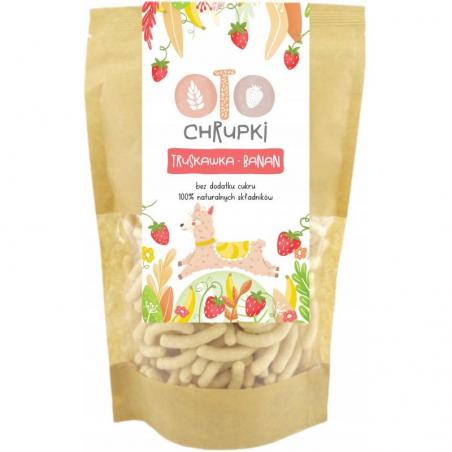 OtoLandia OTO Chrupki, truskawka-banan, 25 g