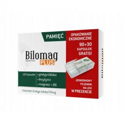 Bilomag Plus + etui na tabletki, 120 kapsułek