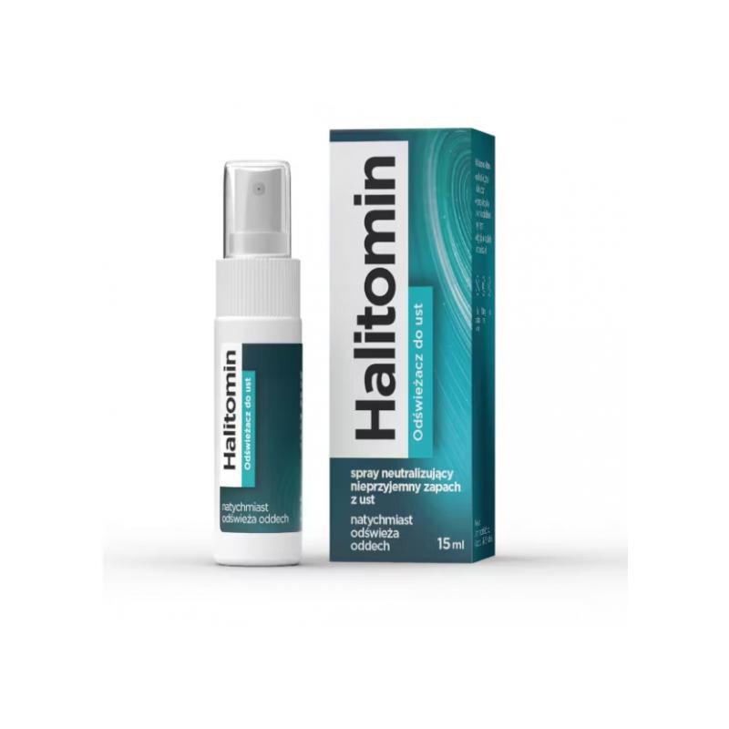 Halitomin, odświeżacz do ust, spray, 15 ml