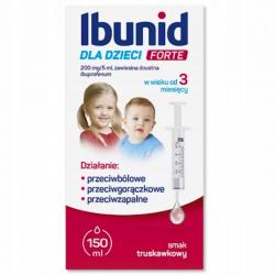 Ibunid Dla Dzieci Forte 200 mg/5 ml, 150 ml