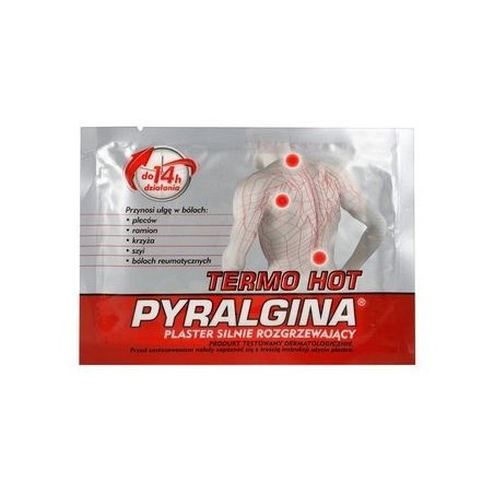 PYRALGINA TERMO HOT Plaster silnie rozgrzewający, 1 sztuka