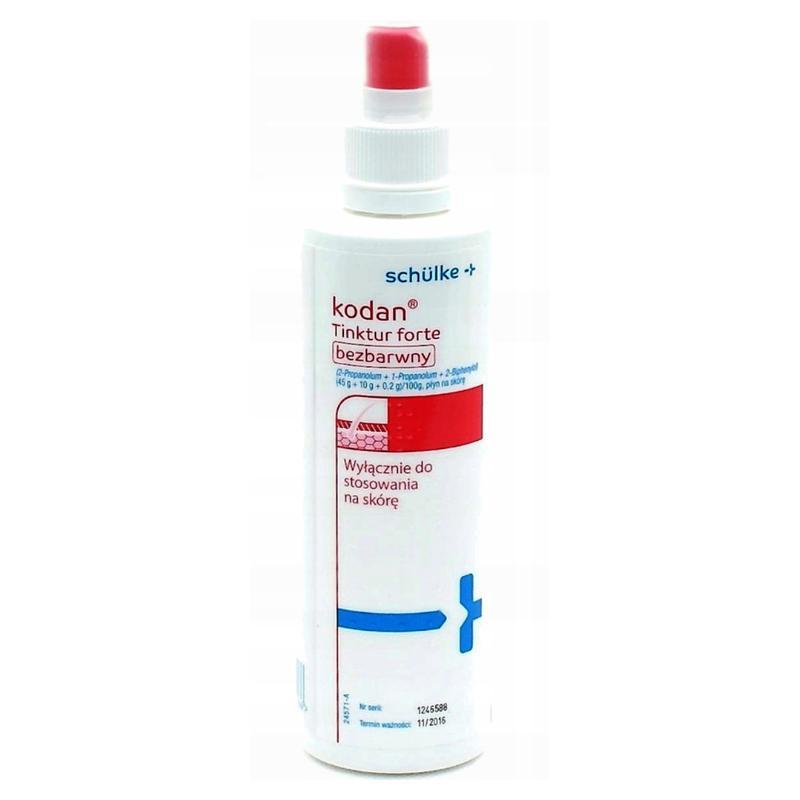 Kodan Tinktur Forte, bezbarwny płyn na skórę, 250 ml