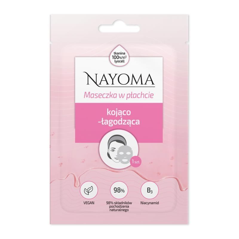 Nayoma Maseczka kojąco-łagodząca w płachcie, 1 sztuka