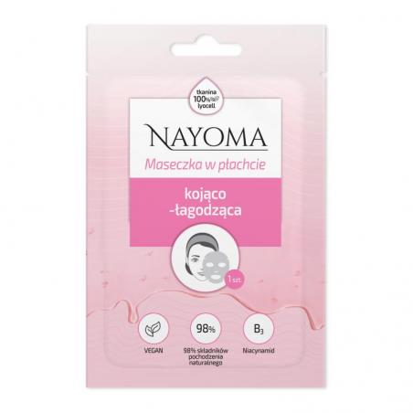 Nayoma Maseczka kojąco-łagodząca w płachcie, 1 sztuka