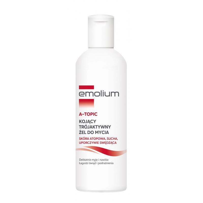 Emolium A-Topic Kojący żel do mycia trójaktywny, 200 ml
