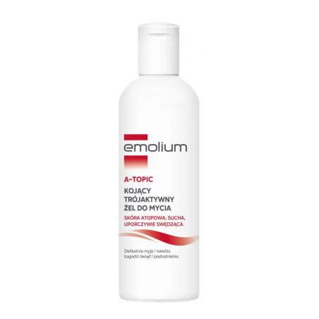 Emolium A-Topic Kojący żel do mycia trójaktywny, 200 ml