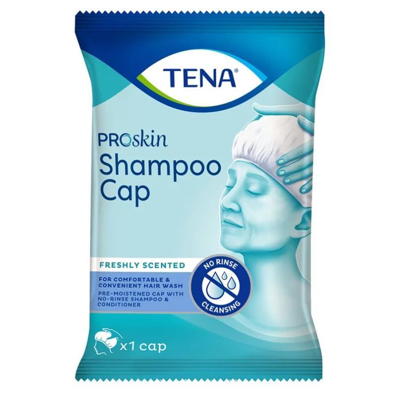 TENA Shampoo Cap, czepek do mycia włosów, 1 sztuka