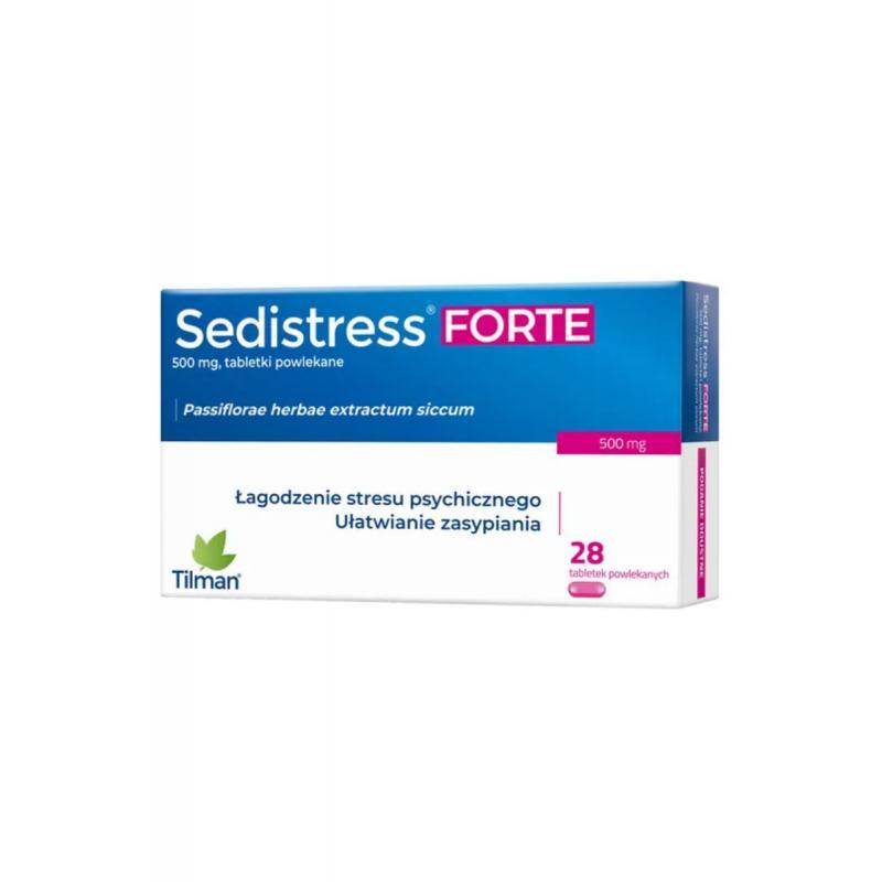 Sedistress Forte 500 mg, 28 tabletek powlekanych