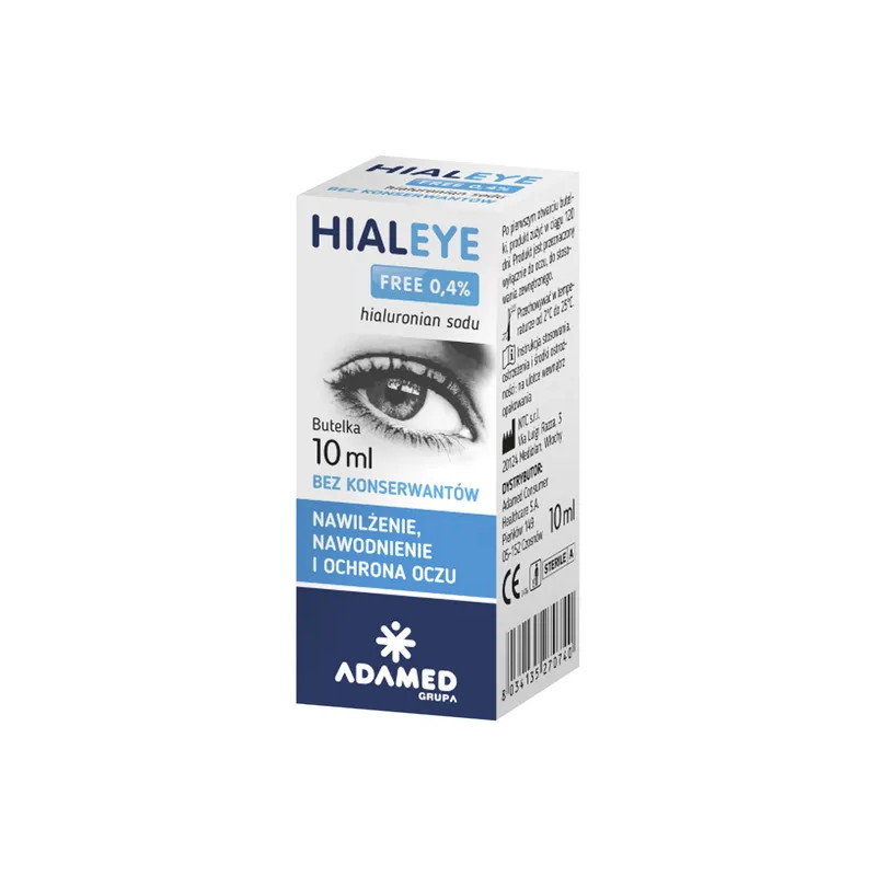 Hialeye Free 0,4%, krople do oczu, 10 ml