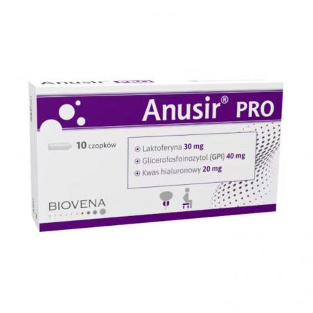 Anusir Pro, 10 czopków doodbytniczych