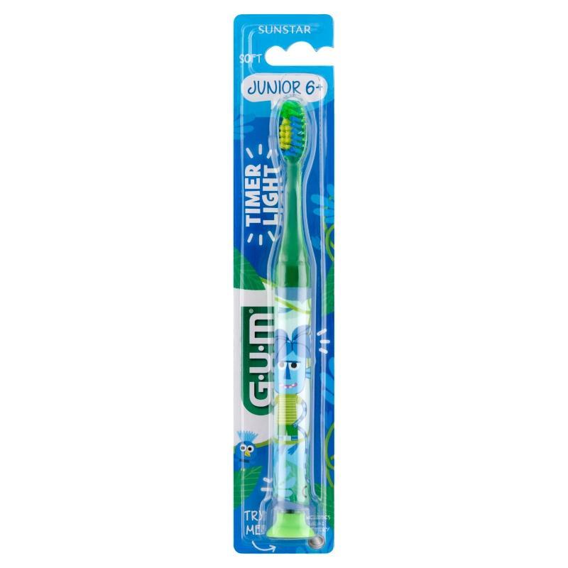Sunstar Gum Monster Light-up Szczoteczka do zębów dla dzieci, 1 sztuka