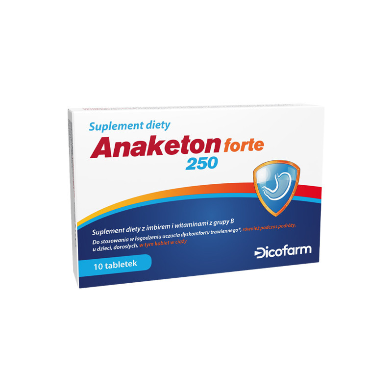 Anaketon Forte 250, 10 tabletek